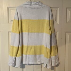 The Black Dog Yellow and White Striped Hoodie